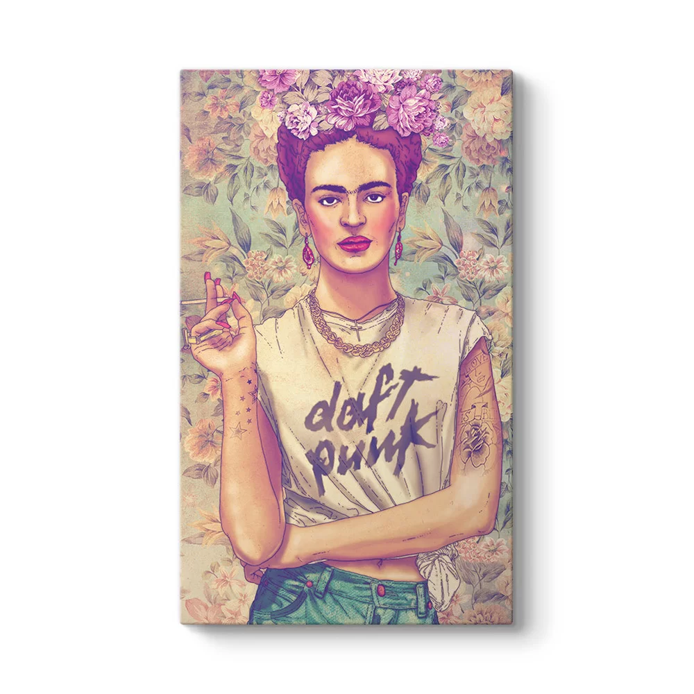 Frida Kahlo - Punk Tablosu - Model 35